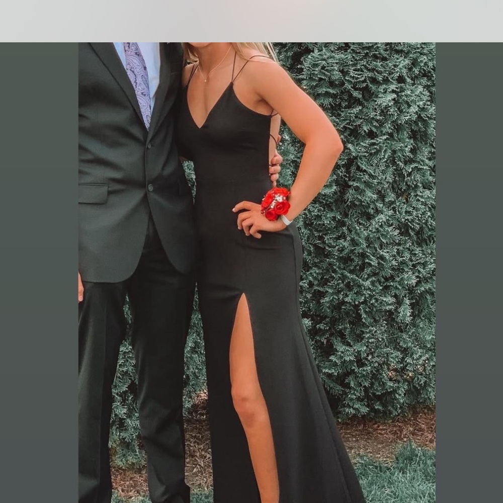 Elegant Black Evening Gown